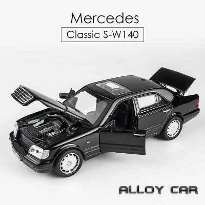 Picture of Mercedes SW140 Diecast 1:32 Alloy Toy Car  Sound And Light Pull Back Model Full Body Metal Die-cast Model