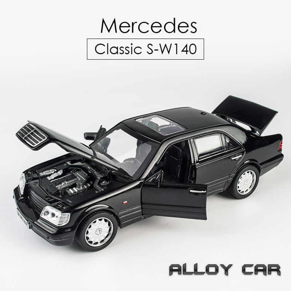Picture of Mercedes SW140 Diecast 1:32 Alloy Toy Car  Sound And Light Pull Back Model Full Body Metal Die-cast Model