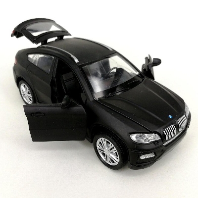 Picture of Diecast 1:32 BMW X6 Metal Car Model Toy Car Allow Car with Light Sound Doors Open 15 CM long