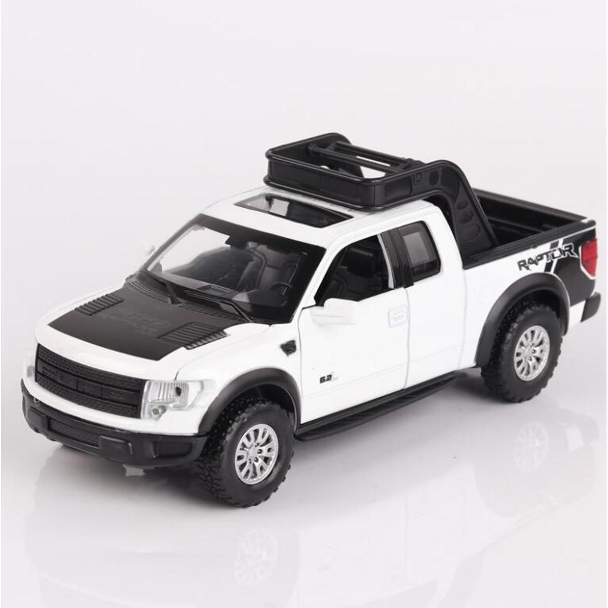 Picture of Diecast 1:32 Toy Vehicles Ford F-150 Svt Raptor Metal Car Model With Sound andLight Alloy Vehicles Perfect Gift