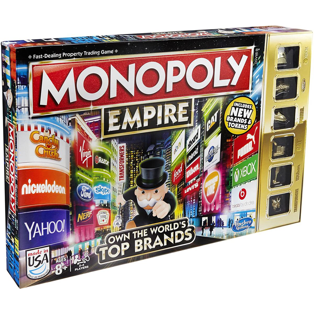 Picture of Hasbro Gaming Monopoly Empire Own The World'S Top Brands Board Game Play With Multiple Person