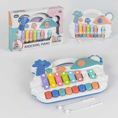 Picture of Kids Xylophone Knocking Piano With Light And Music For Baby Learning Fun Musical Instrument For Kids