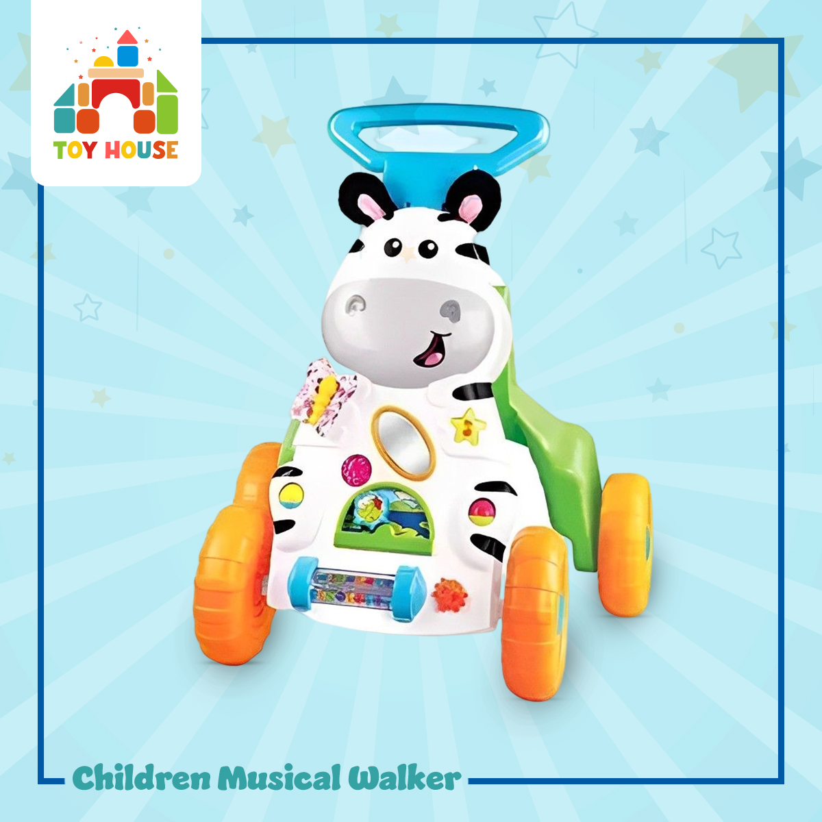 Picture of Maggiecwand Baby Walker 2 in 1 Toy with Music