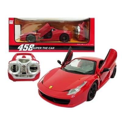 Picture of Rc Rechargeable Car Jack Royal 2.4Ghz Radio Control  Ferrari 458 Super Car (Big Size) (Red)
