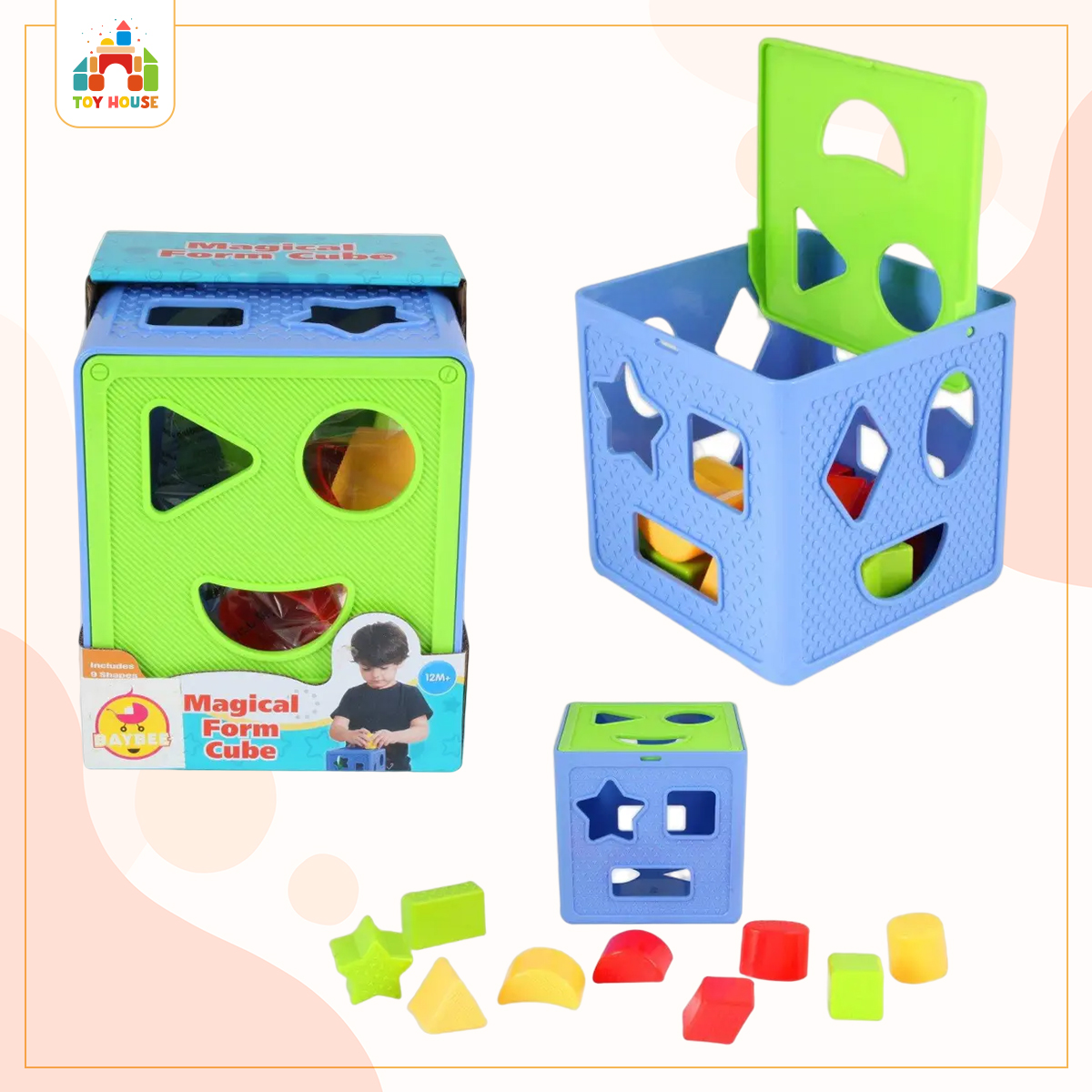 Picture of Shape Box Magical Form Cube For Children Development