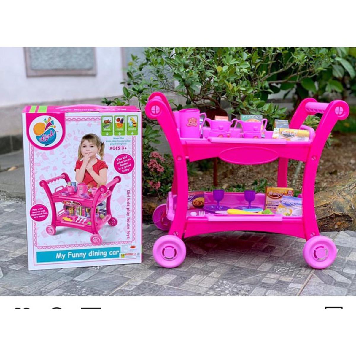 Picture of Kids My Funny Dining Car With Dinner Ware Sets - Toys