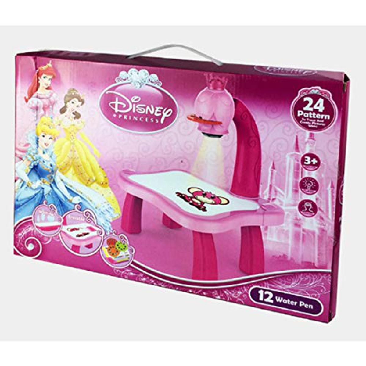Picture of New Princess Projector Painting Drawing Activity Kit Table Set For Children
