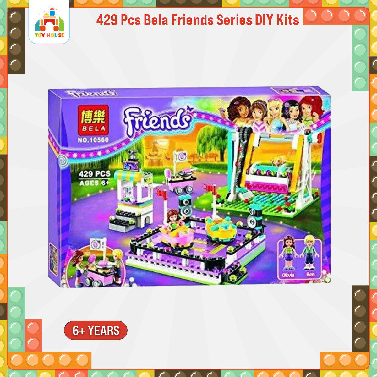 Picture of 429 Pcs Bela Friends Series DIY Child Educational Toys Building Blocks Sets Kid