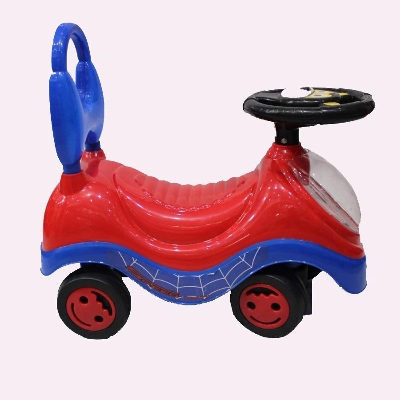Picture of Baby Ride On Car Pus And Pedal Spiderman Model Push Car