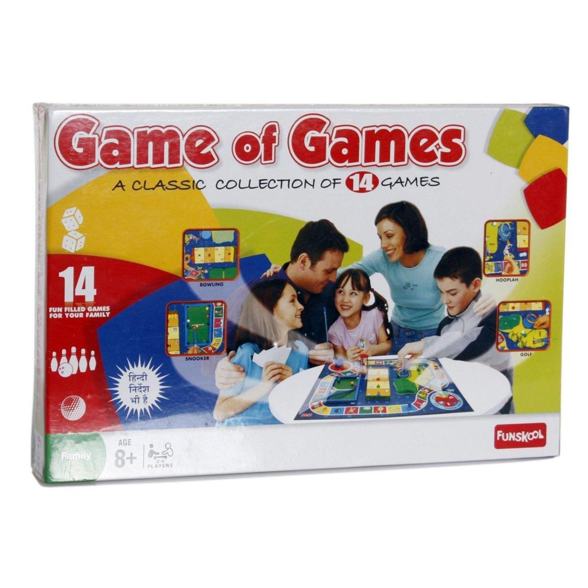 Picture of Funskool Game of Games- A Classic Collection of 14 Board Games