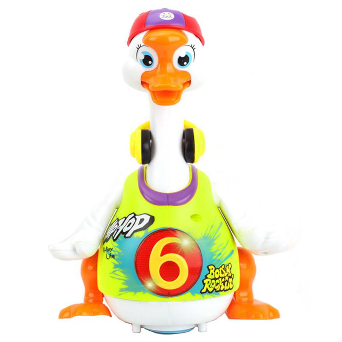 Picture of HOLA Hip Hop Dancing Walking Swing Goose Musical Educational Gift Toy for kids