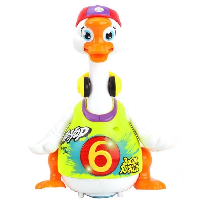 Picture of HOLA Hip Hop Dancing Walking Swing Goose Musical Educational Gift Toy for kids