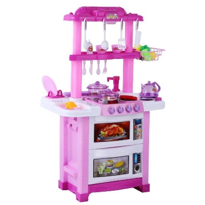 Picture of 33pcs Happy Little Chef Kitchen Play Set 758B (Pink)