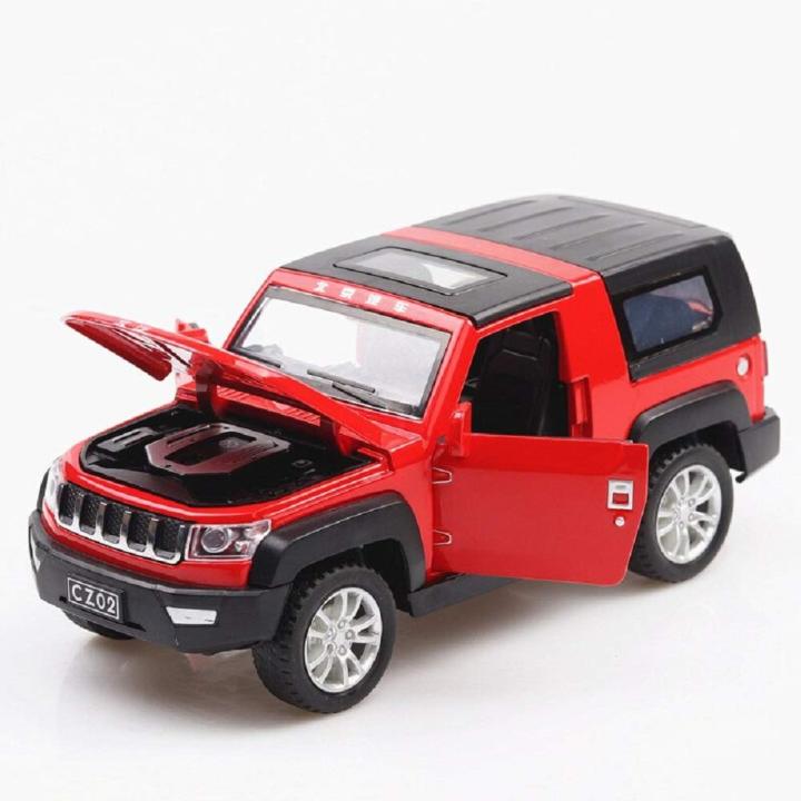 Picture of Metal Toy Alloy Car Diecasts Toy Vehicles 1: 32 Toy Car Beijing Jeep Car Model Wolf Warriors Model Car Toys-Red