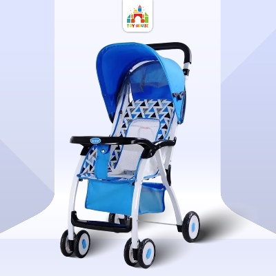 Picture of Stroller 711 Pram for Baby - Blue - baby car