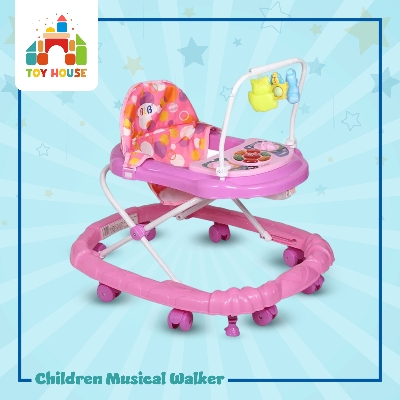 Picture of Baby Musical Walker with Merry Go Round BLB Brand- Pink