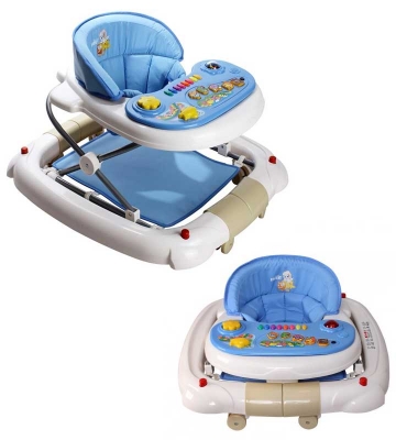 Picture of 2 in 1 Baby Walker cum Rocker- Blue