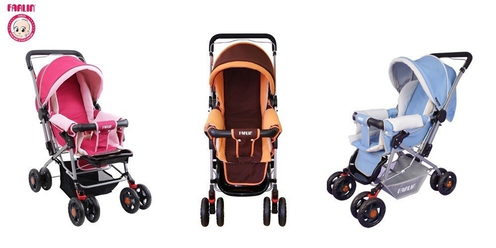 Picture of Baby  Stroller Pram- Orange,Blue,Pink Coolor