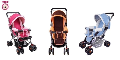 Picture of Baby  Stroller Pram- Orange,Blue,Pink Coolor