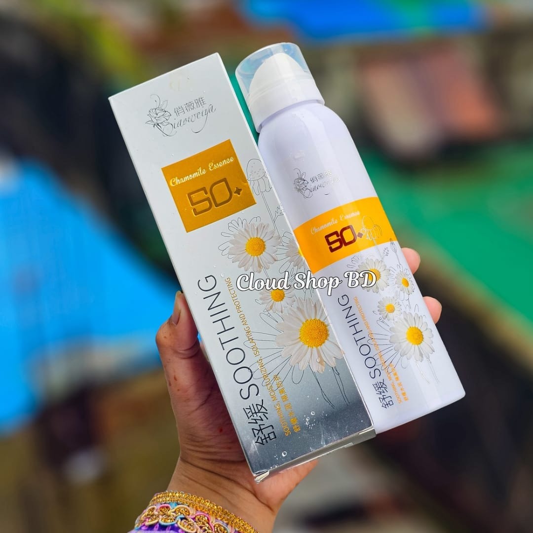 Buy Chamomile Essence Shoothing, Moisturizing, Isolating And Protecting Sunscreen Spray SPF 50+ at best price in bangladesh