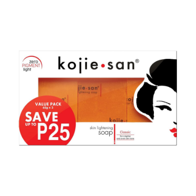 Buy Kojie San Skin Lightening Kojic Acid 3pcs Soap Set at best price in bangladesh