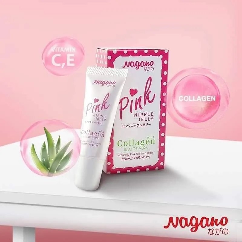 Buy Nagano Pink Nipple Jelly Get Pink Lips & Nipple 10ml with Collagen & Aloe Vera at best price in bangladesh