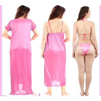 Picture of Night Dress (Nightly) 4 Part Long Indian