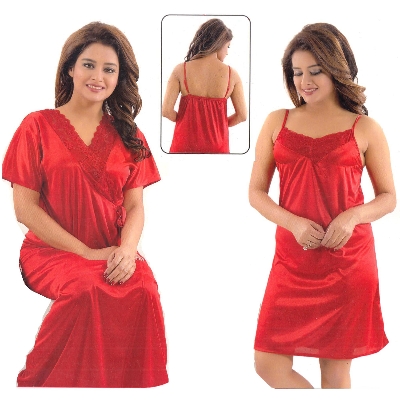 Picture of Night Dress (Nightly) 2 Part Long