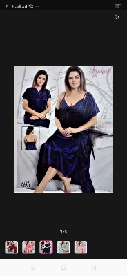 Picture of Night Dress (Nightly) 2 Part Long