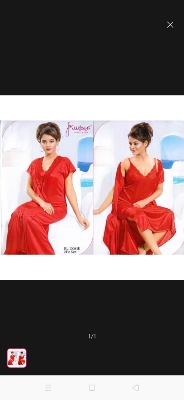 Picture of Night Dress (Nightly) 2 Part Long