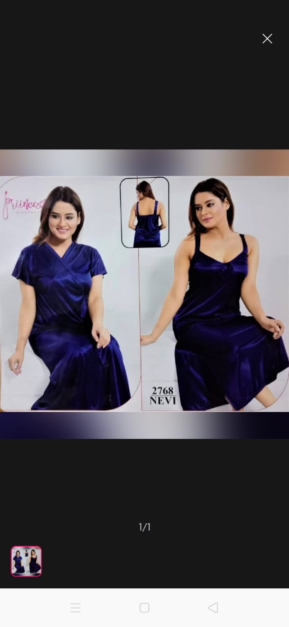 Picture of Night Dress (Nightly) 2 Part Long