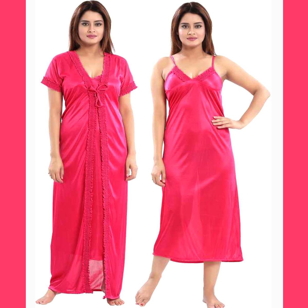 Picture of Night Dress (Nightly) 2 Part Long Indian