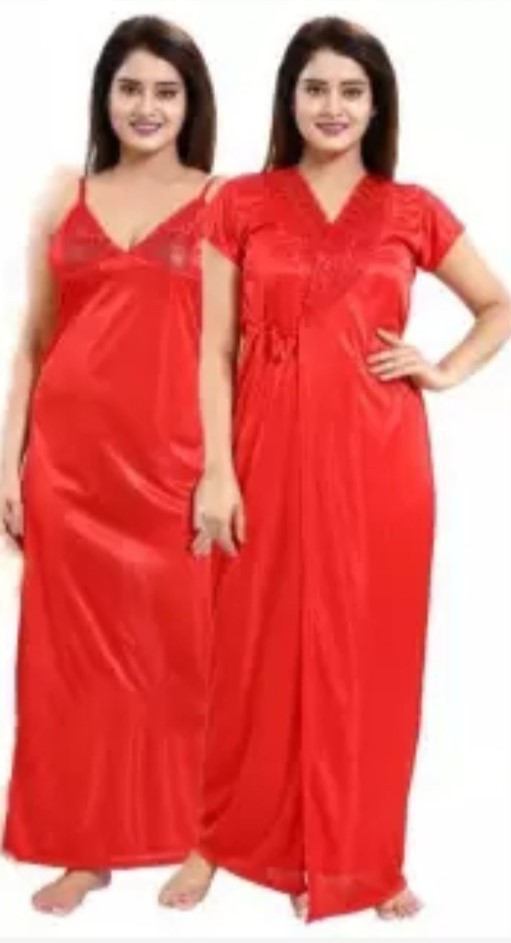 Picture of Night Dress (Nightly) 2 Part Long Indian