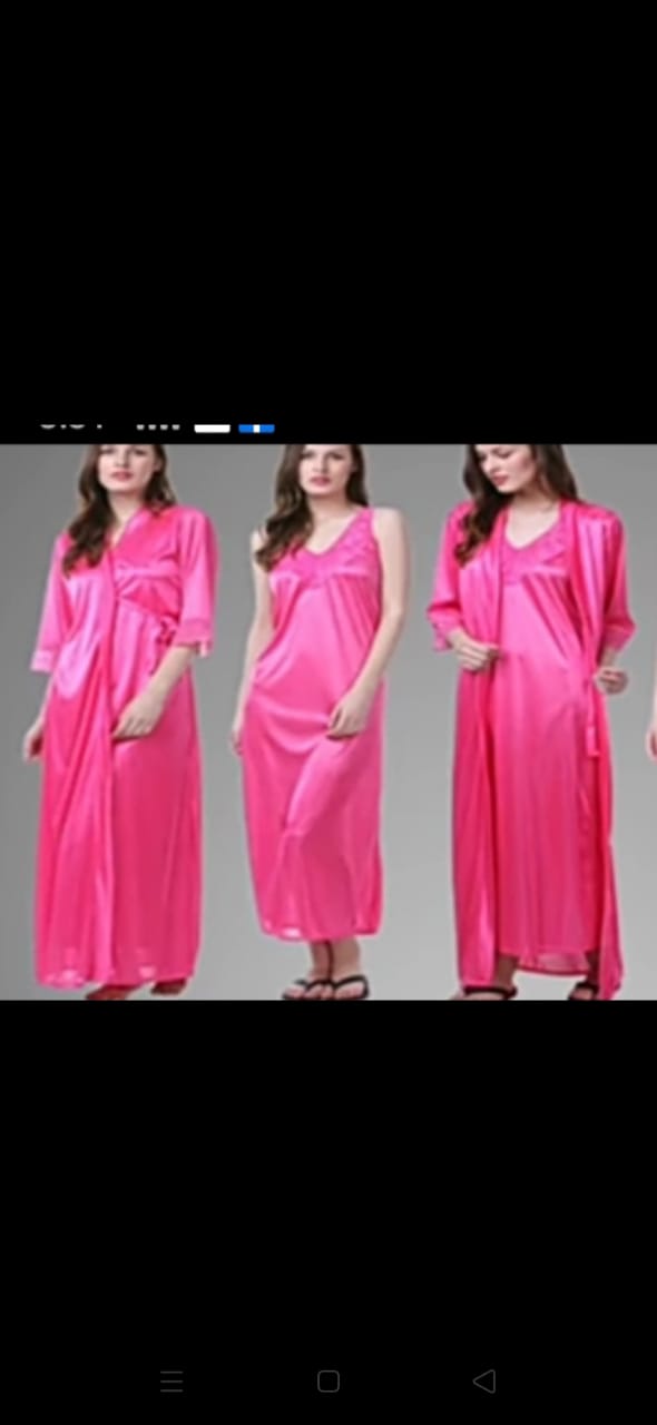 Picture of Night Dress (Nightly) 2 Part Long Indian