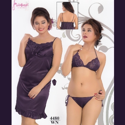 Picture of Night Dress (Nightly) 3 Part