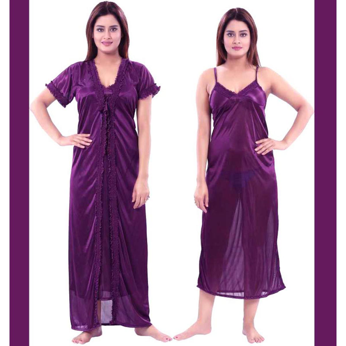 Picture of Night Dress (Nightly) 2 Part Long