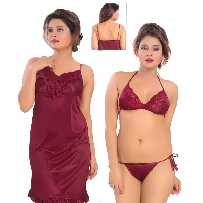 Picture of Night Dress (Nightly) 3 Part