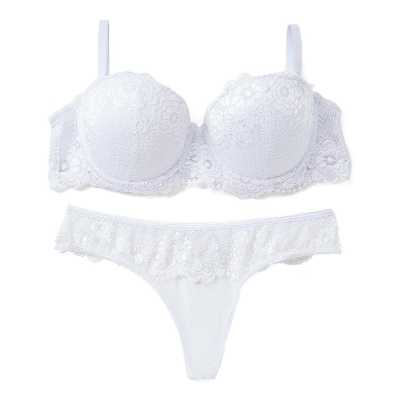 Picture of fashionable black kalo thong Comfort sexy foam Bra Panty Set for Women