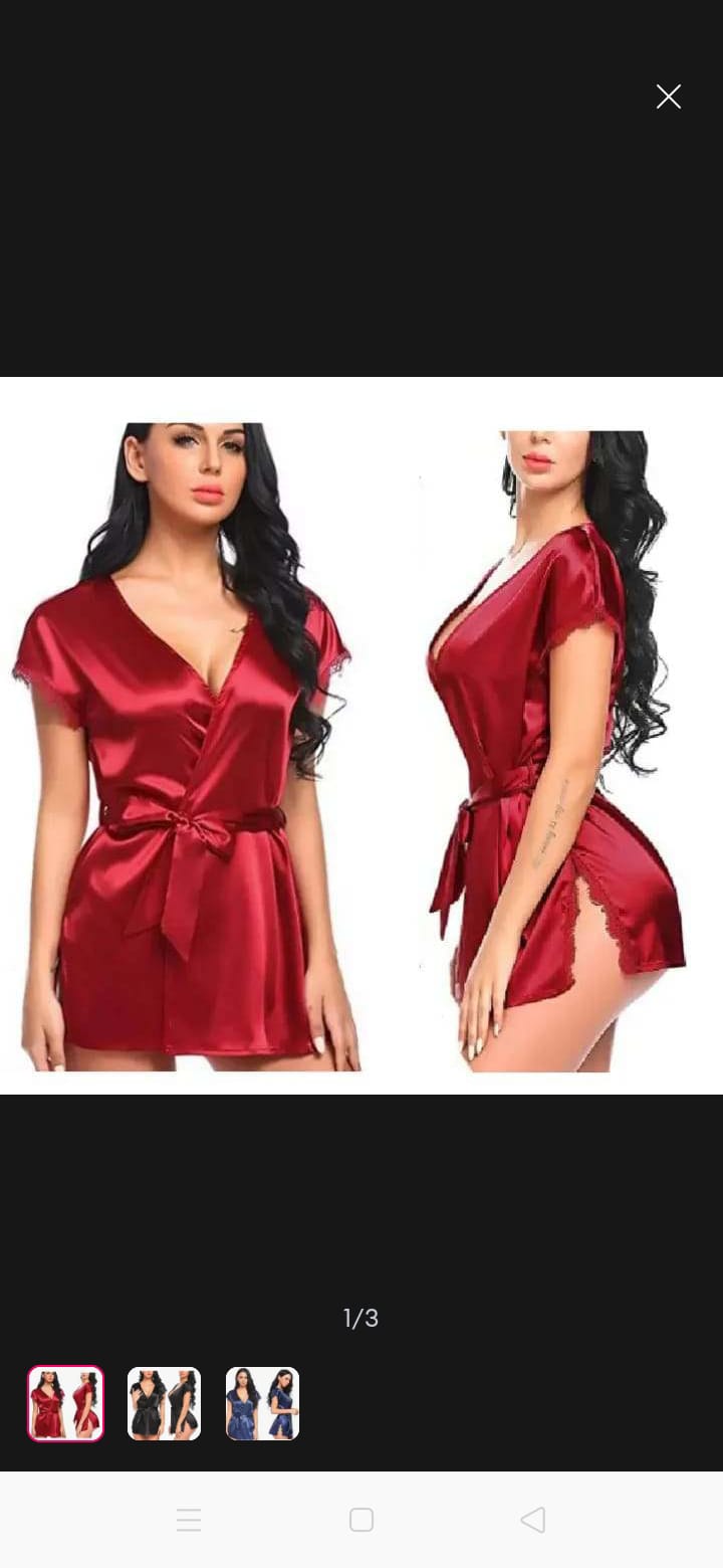 Picture of Secret Nighty 3-Piece Set - Comfortable and Sexy Nightwear for Women