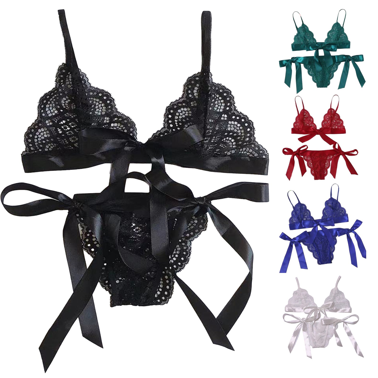 Picture of Lingerie for Women 2 Pieces Hot Bra And Panty Set Lingerie