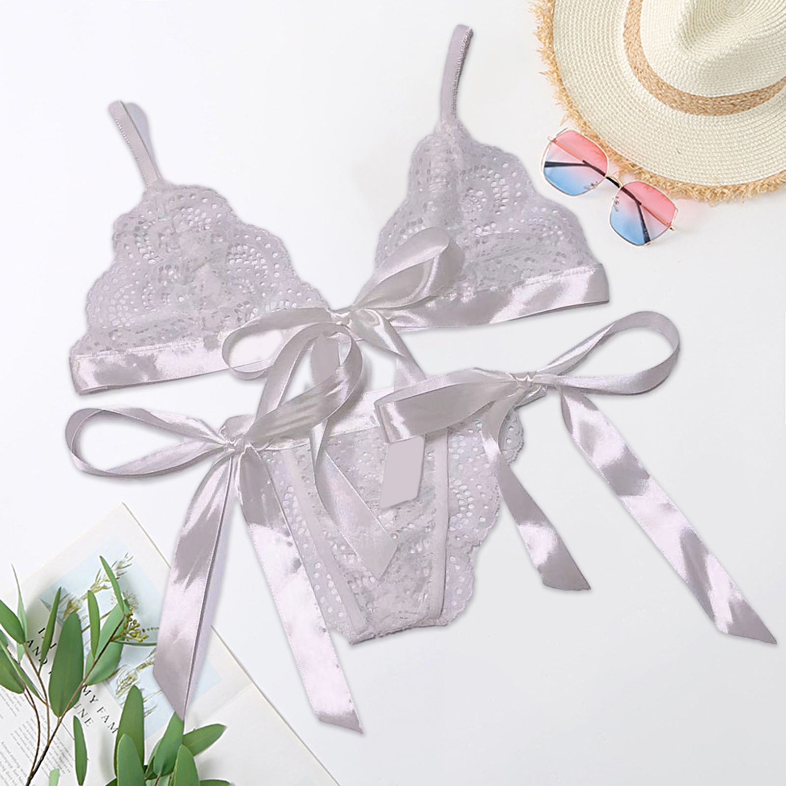 Picture of Lingerie for Women 2 Pieces Hot Bra And Panty Set Lingerie