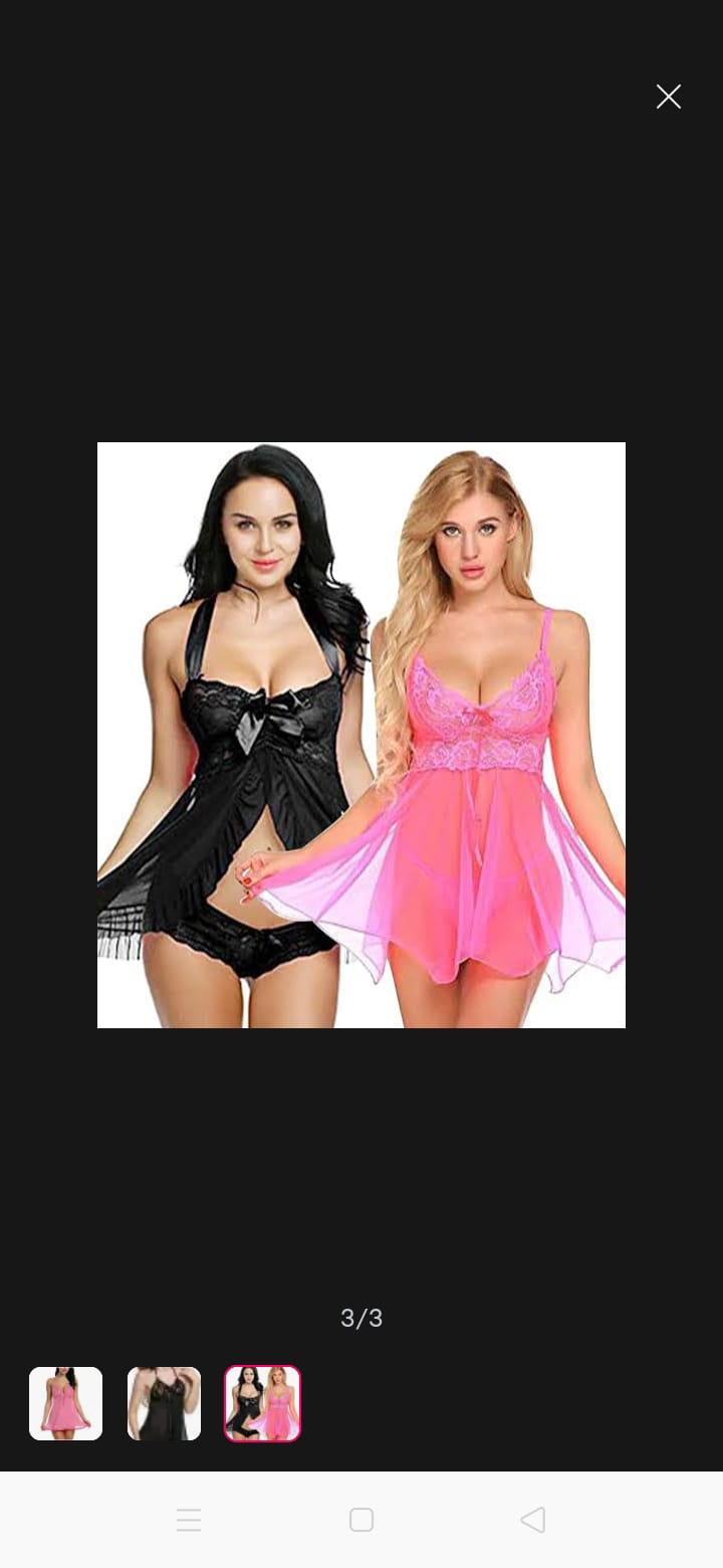 Picture of night dress for women 1 piece