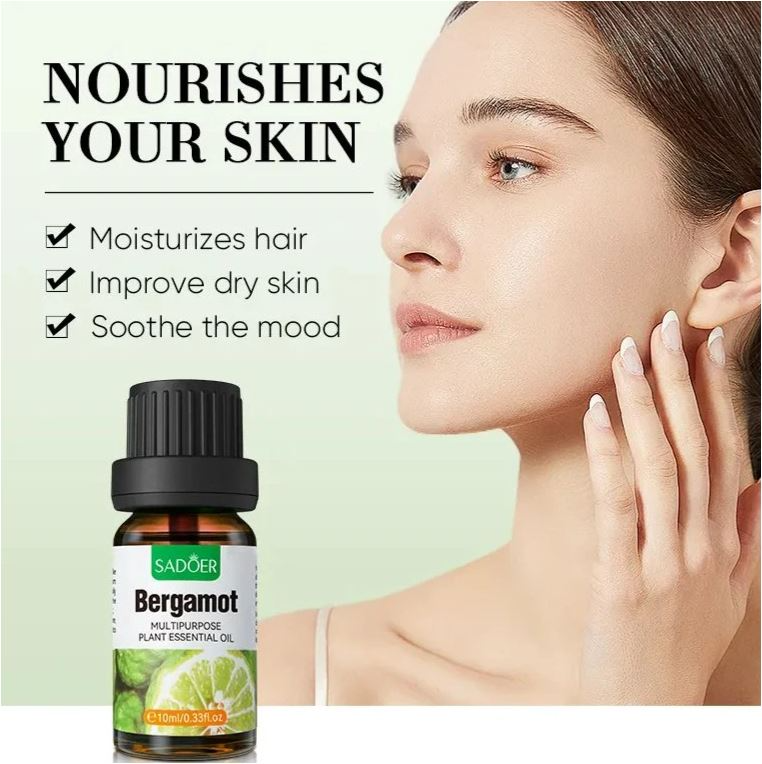 Picture of SADOER Bergamot Multipurpose Plant Face & Body Essential Oil- 10ml
