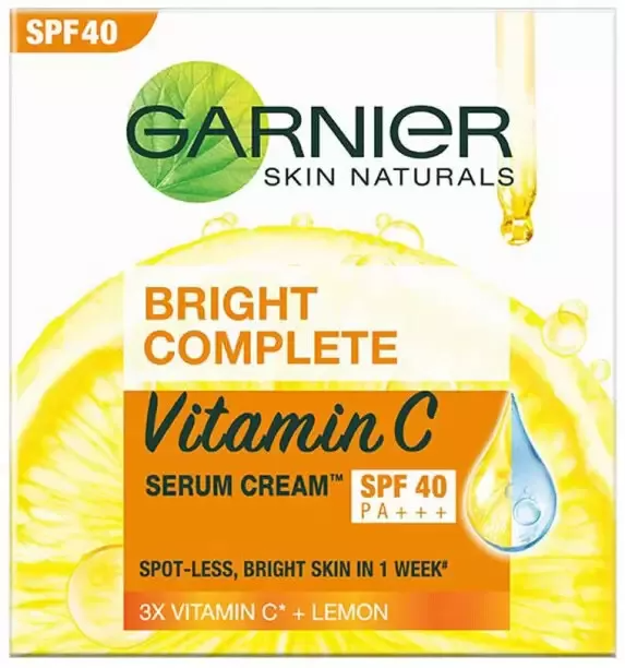 Picture of Garnier Vitamin C Serum Cream SPF 40 PA+++ -45g