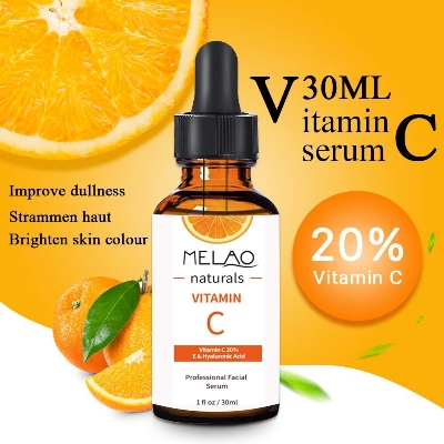 Picture of Melao Naturals Vitamin C 20% E & Hyaluronic Acid Professional Facial Serum 30ml