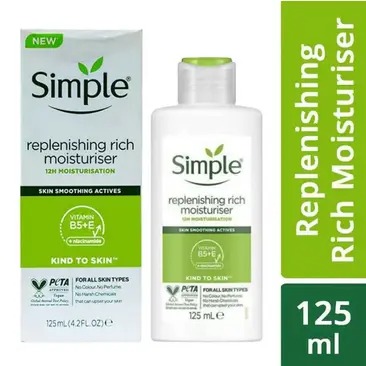 Picture of Simple Kind To Skin Replenishing Rich Moisturiser- 125ml