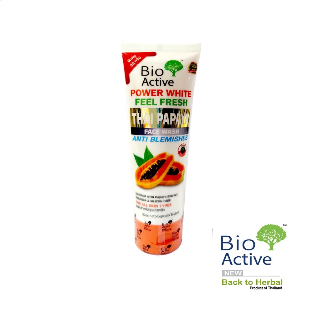 Picture of Bio Active Power White Thai Papaya Anti Blemish Face Wash - 70gm (Thailand)