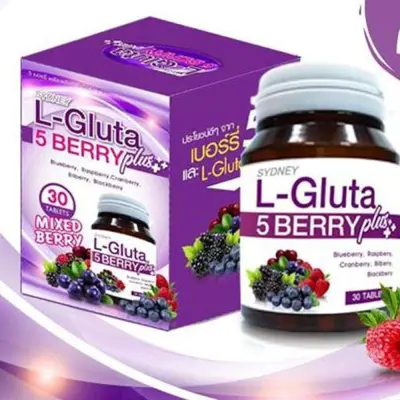Picture of L-Gluta 5 Berry Plus Skin Anti-Oxidant- 30 Tablets (Made In Thailand)