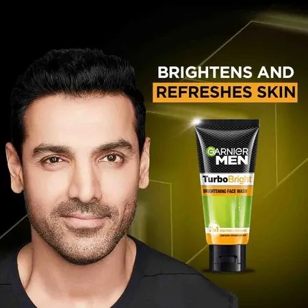 Picture of Garnier Men Turbo Bright Face Wash For Man - 100gm