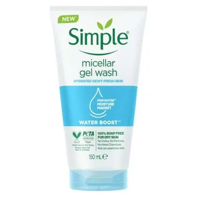 Picture of Simple Water Boost Micellar Facial Gel Wash -150ml